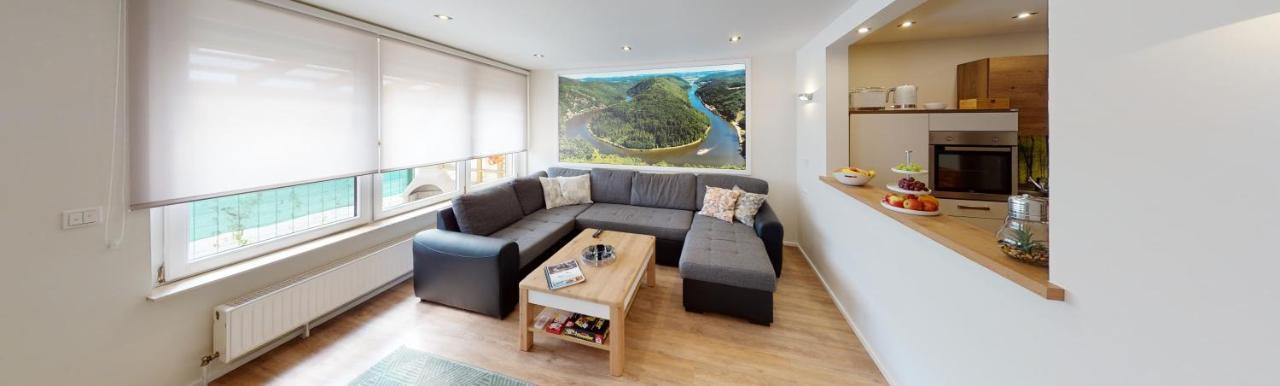 Ferienwohnung Am Saarweg 梅尔齐 外观 照片